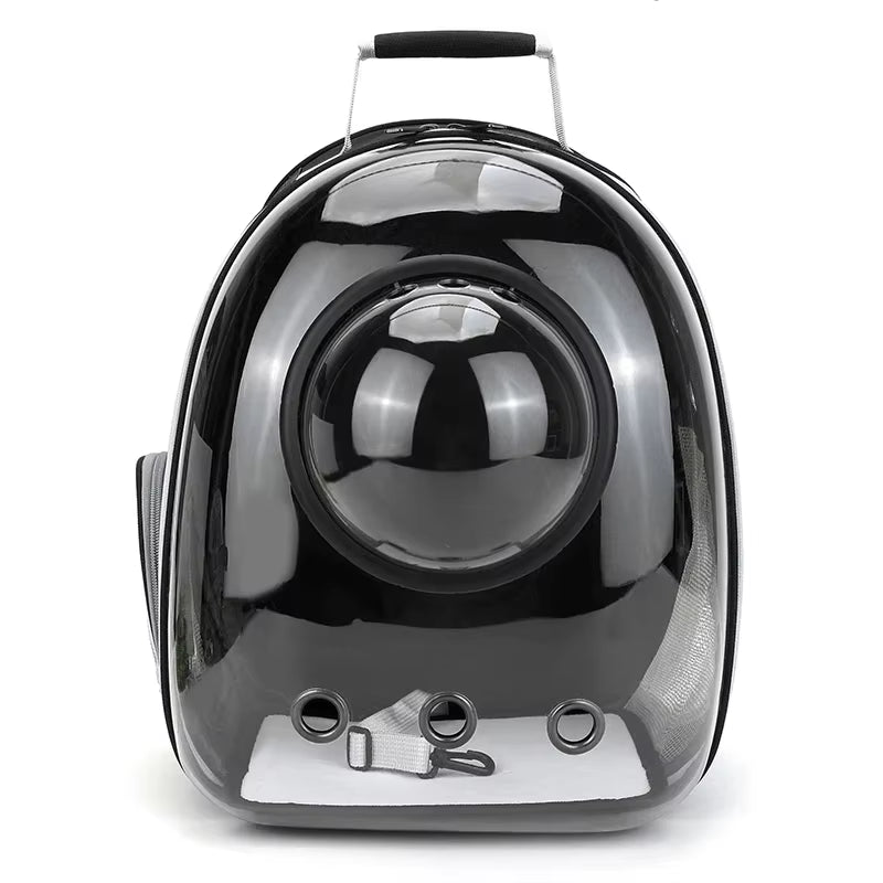 Stylish Transparent Bubble Pet Backpack - Perfect for Cats, Puppies & Small Animals on the Go!